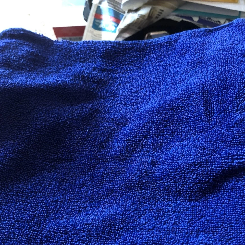 Plush Royal Blue wash cloth